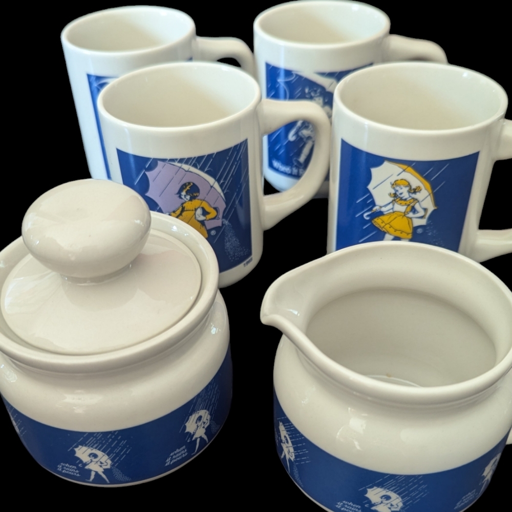 Vintage Morton's Salt Girl Set - Picture 2 of 10